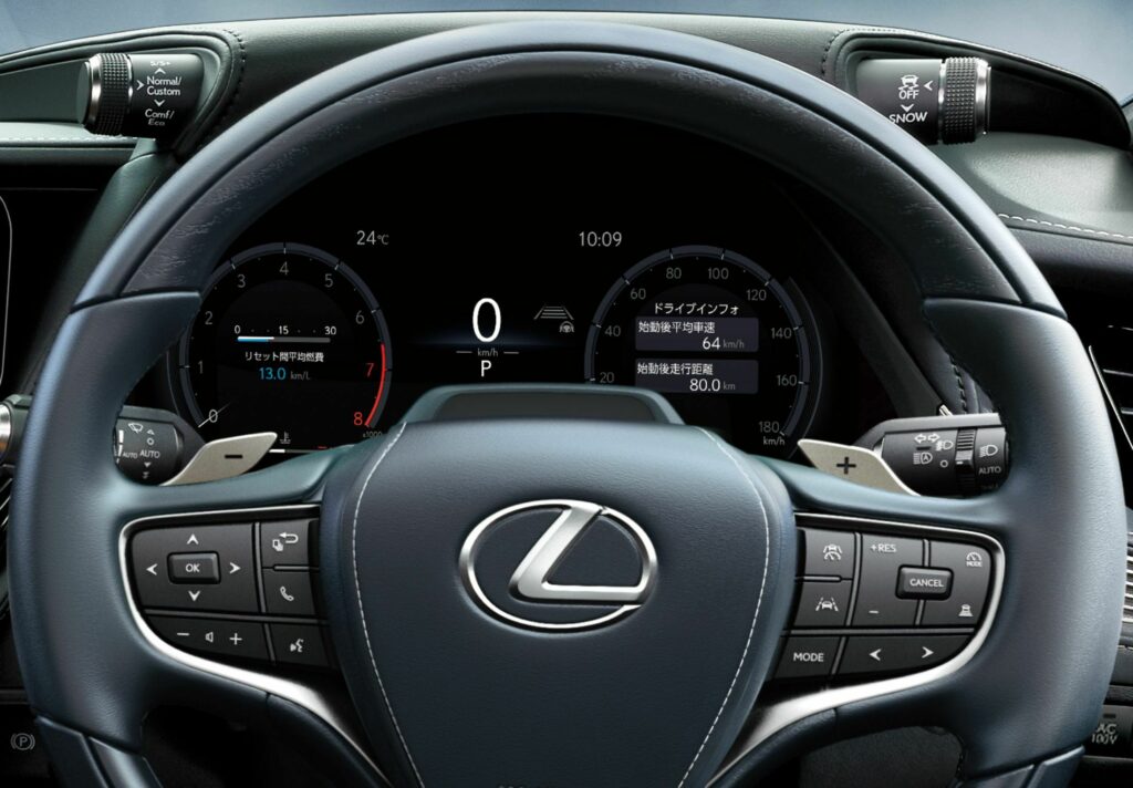  2024 Lexus LS Debuts in Japan With New Digital Instrument Cluster And Safety Upgrades