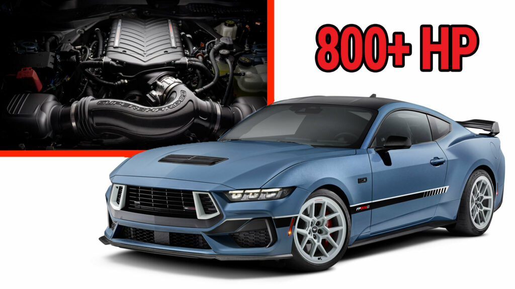 2024 Ford Mustang Joins The 800+ HP Club Thanks To Dealer-Installed Supercharger