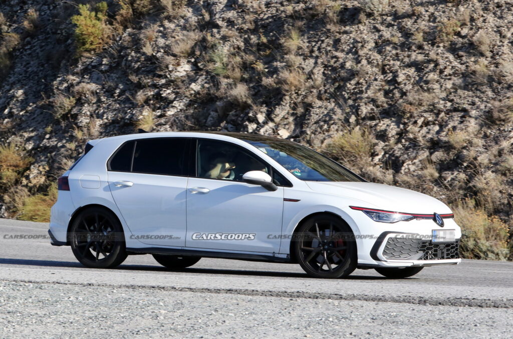 2024 VW Golf GTI Facelift Spotted Testing Its Minor Tweaks