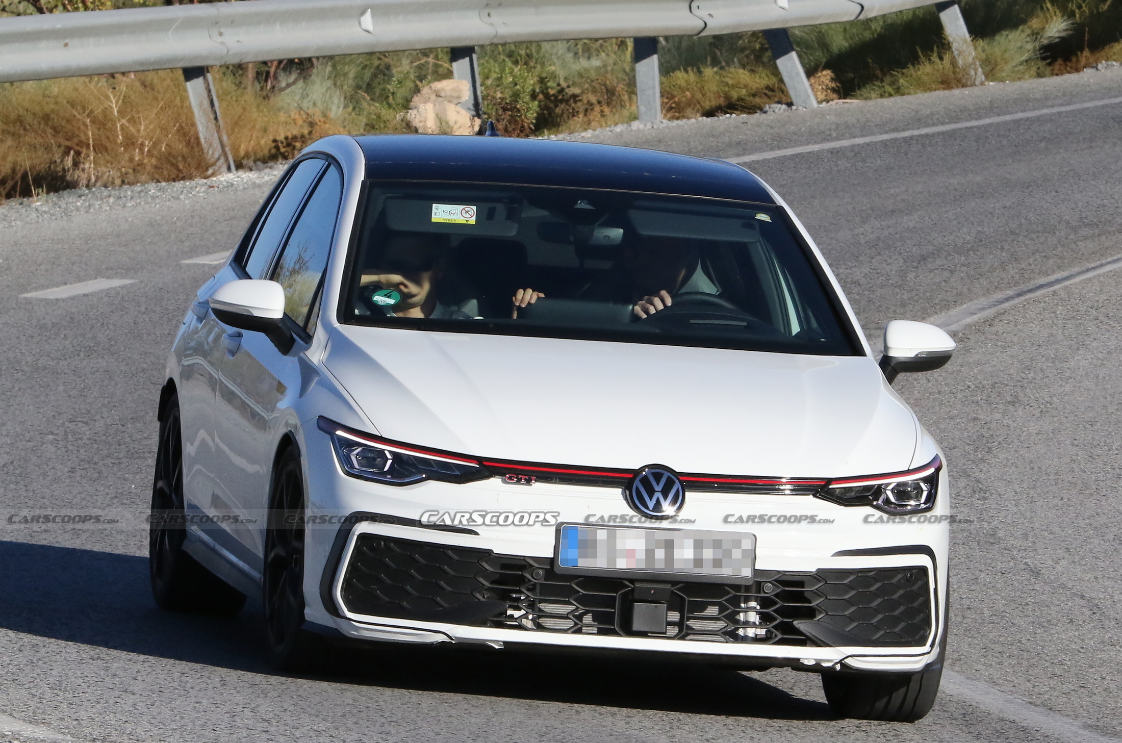 2024 VW Golf GTI Facelift Spotted Testing Its Minor Tweaks