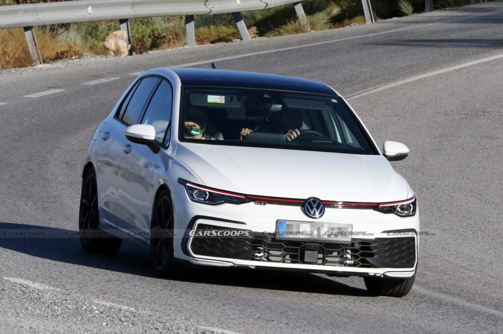 2024 VW Golf GTI Facelift Spotted Testing Its Minor Tweaks