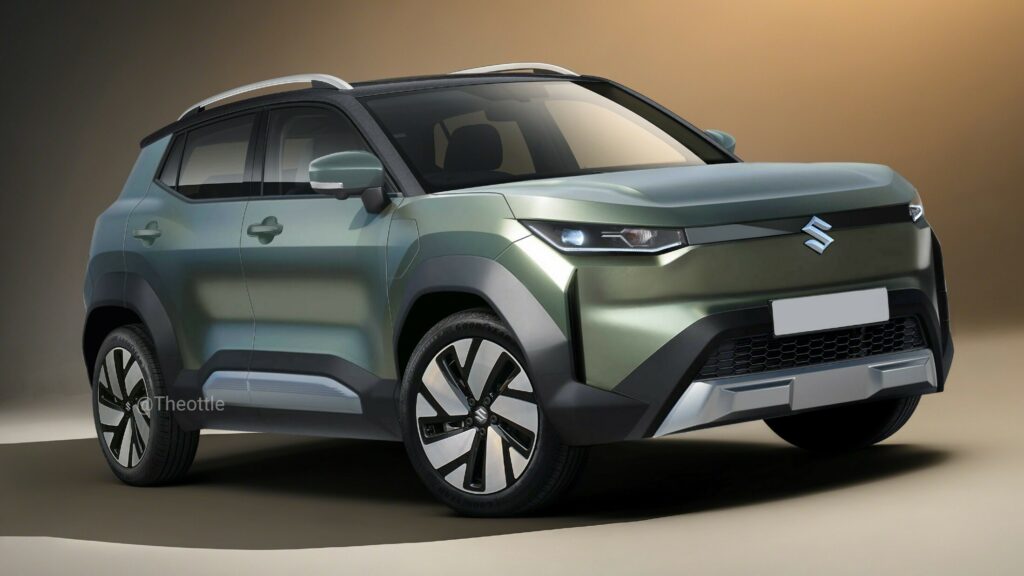  2025 Suzuki eVX Rendered In Production Form Looking Like An Electric Vitara