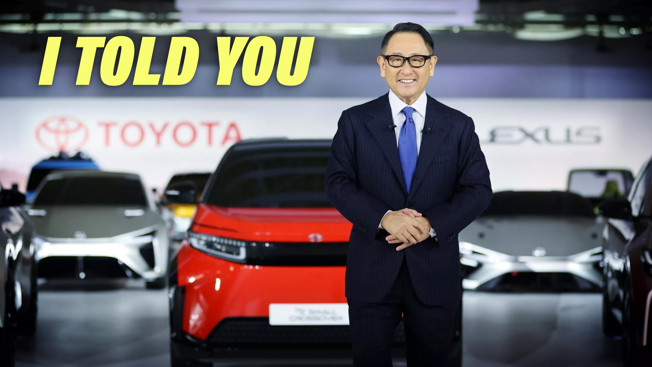Toyota Chairman Says People Are Finally Seeing the Reality About EVs - WSJ