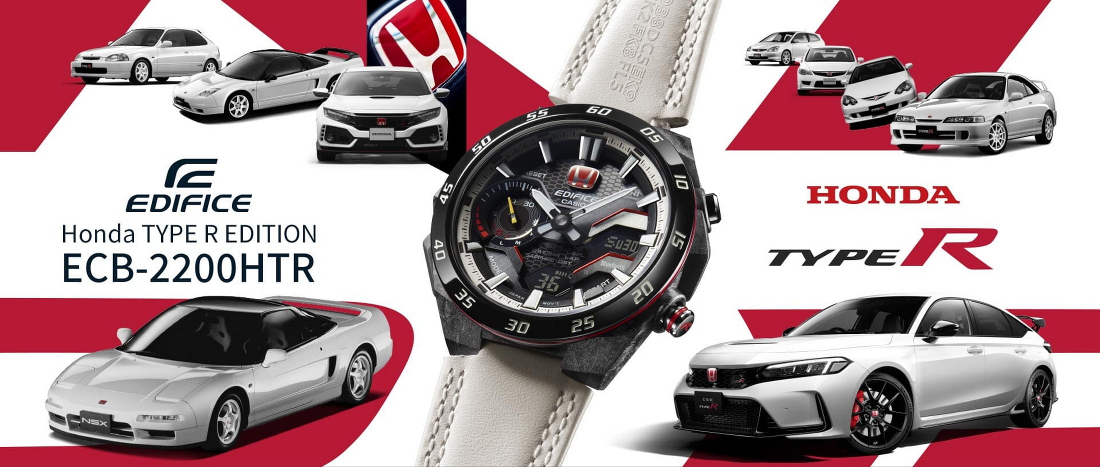 【新品未使用】CASIO EDIFICE Honda TYPE R エディション Honda Type R Owners, This Casio Watch Is For You | Carscoops