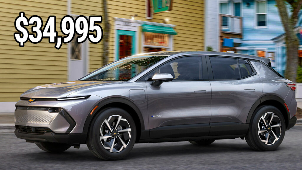  2024 Chevy Equinox EV To Start At $34,995, $5,000 More Than GM Estimated