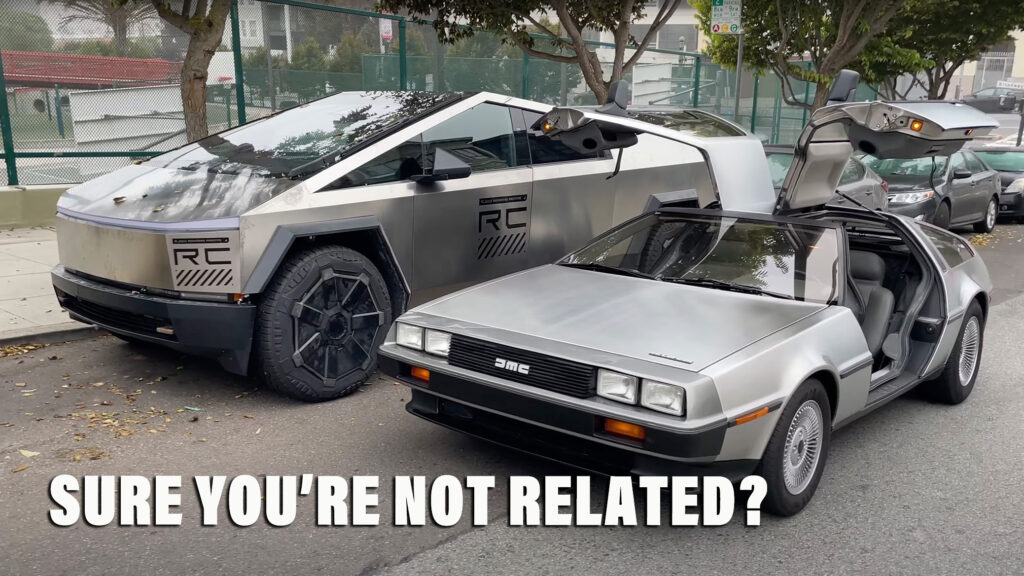  DeLorean And Cybertruck Are Brothers From Another Father