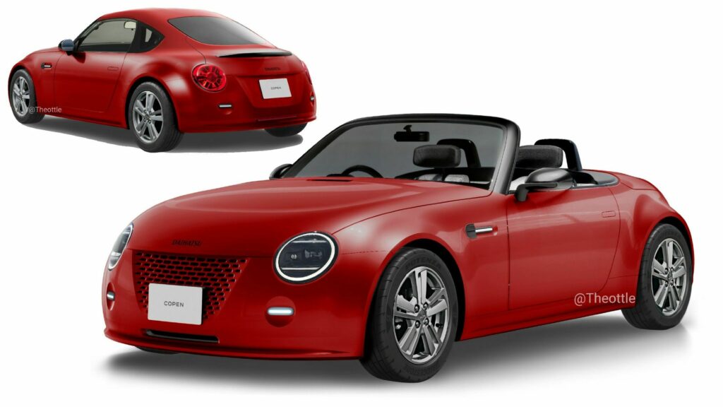  Daihatsu Vision Copen Rendered In Production-Friendly Roadster And Coupe Versions