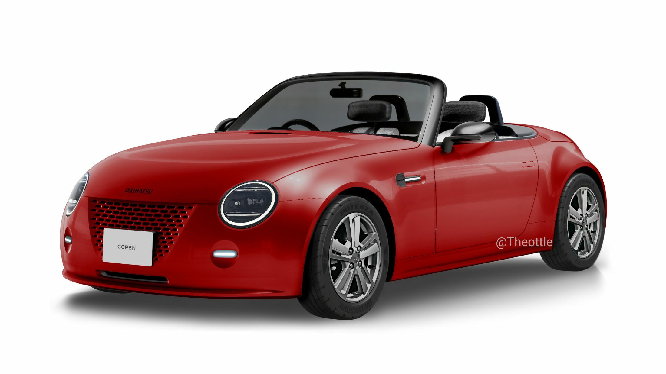 Daihatsu Vision Copen Rendered In Production-Friendly Roadster And