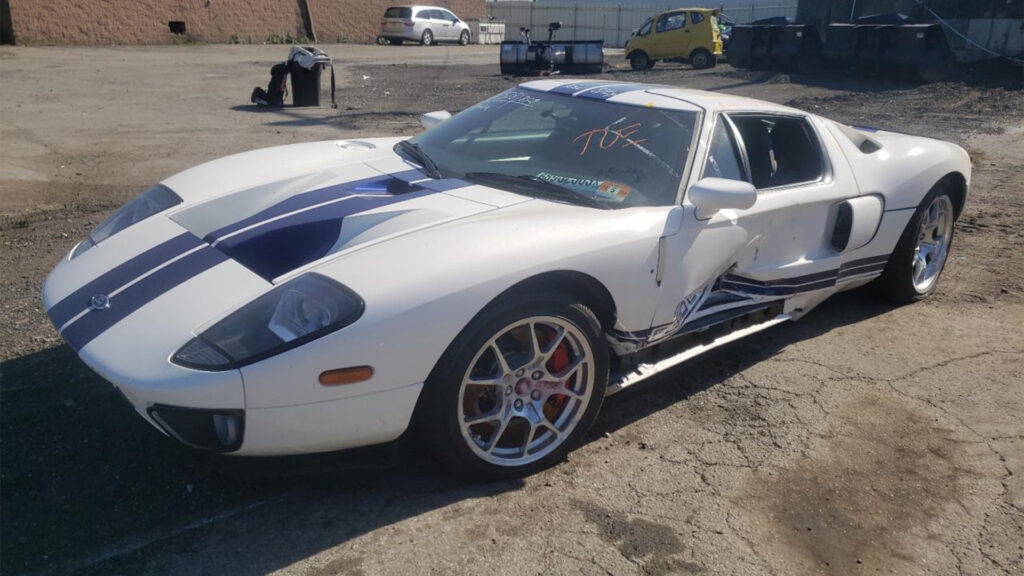  Is This Wrecked 2005 Ford GT A Bargain Or A Money Pit?