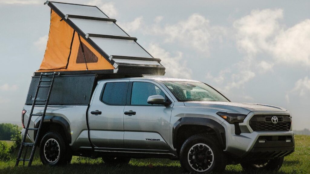  2024 Toyota Tacoma Gets Its First Pop-Up Camper With A $7,700 Starting Price