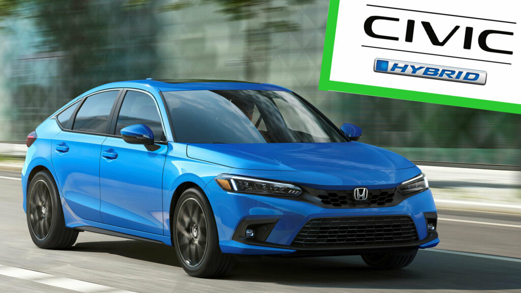  New Honda Civic Hybrid Coming To The US And Canada In 2024 As A Sedan And Hatch