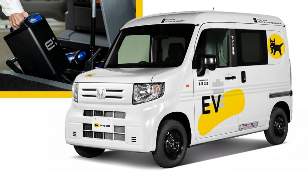  Honda To Trial Removable Batteries In Electric Delivery Van Concept
