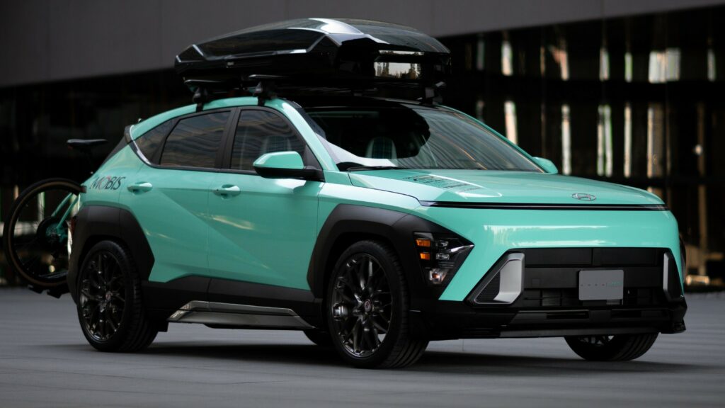  Hyundai Kona Jayde Concept Comes With A Roof Box, 20-Inch Wheels, And Lowered Stance