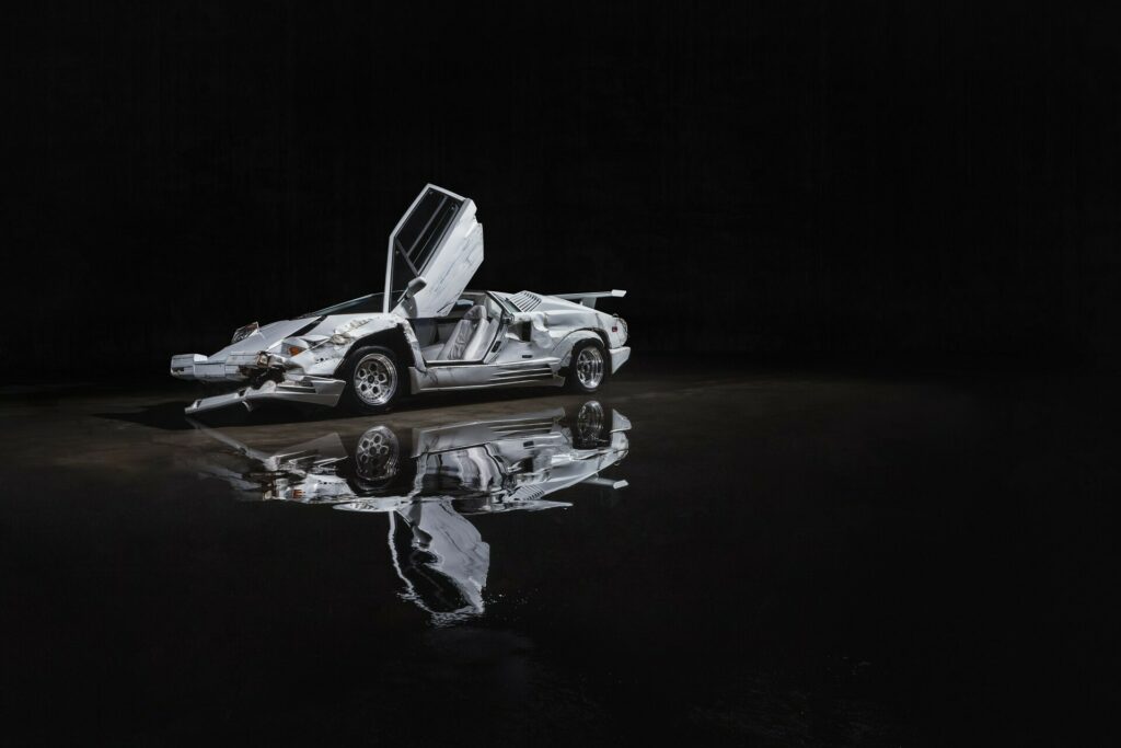 Wolf Of Wall Street's Wrecked Lamborghini Countach Heading To Auction