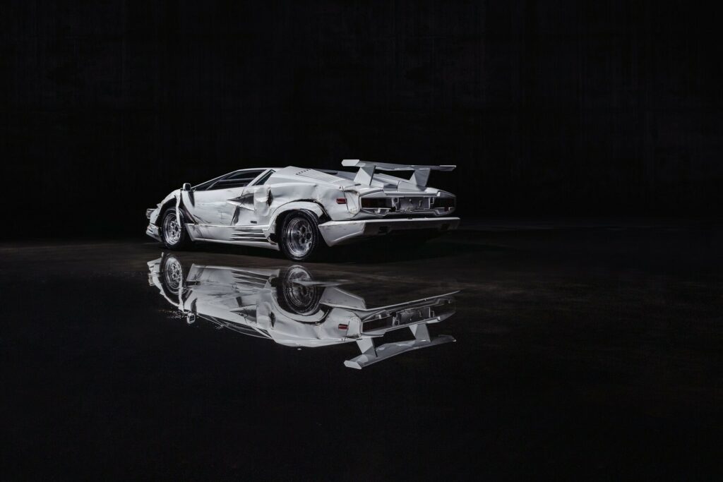 For Sale: The Wrecked Lamborghini Countach From The Wolf of Wall Street