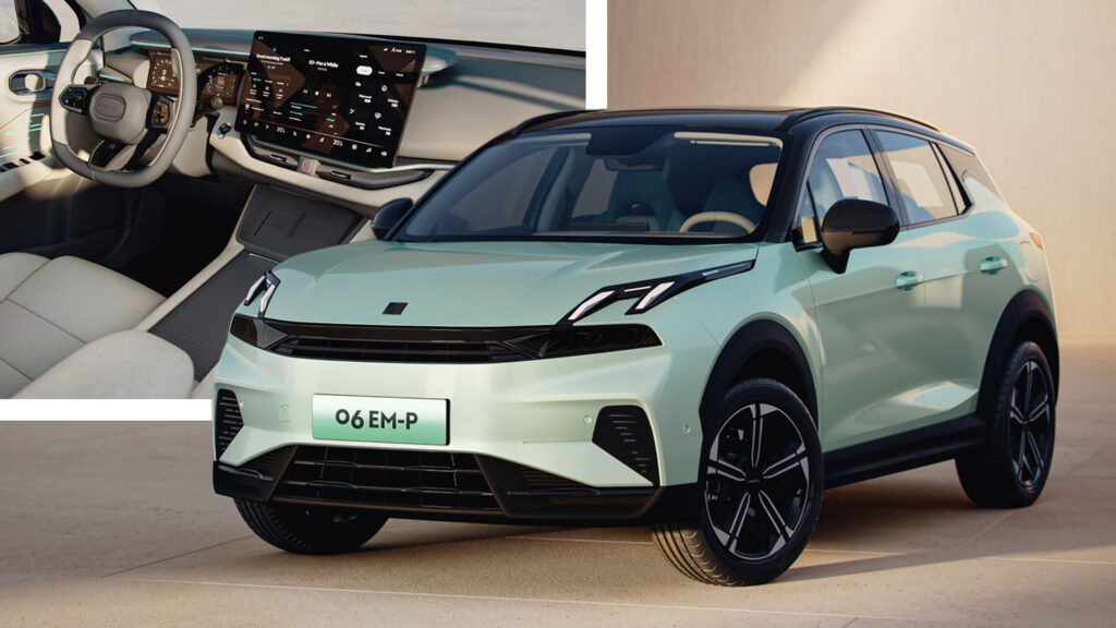  Facelifted Lynk & Co 06 EM-P PHEV Breaks Cover In China With Sharper Looks And 295 HP