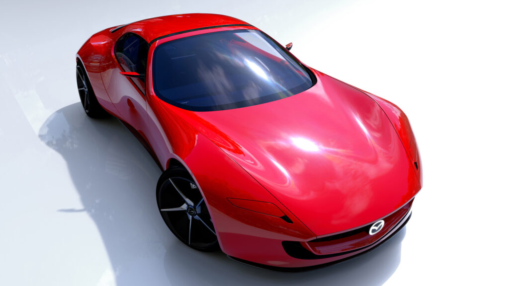  Mazda Iconic SP Is A 365 HP Twin-Rotor Hybrid MX-5 From The Near Future