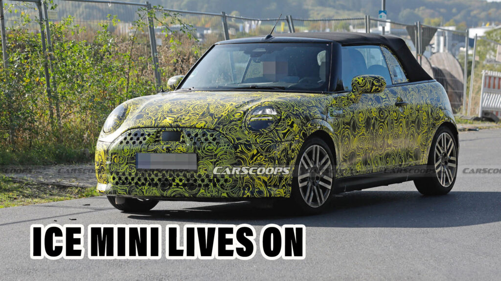  2025 Mini Convertible Steps Out Again, This Time In Non-S Trim