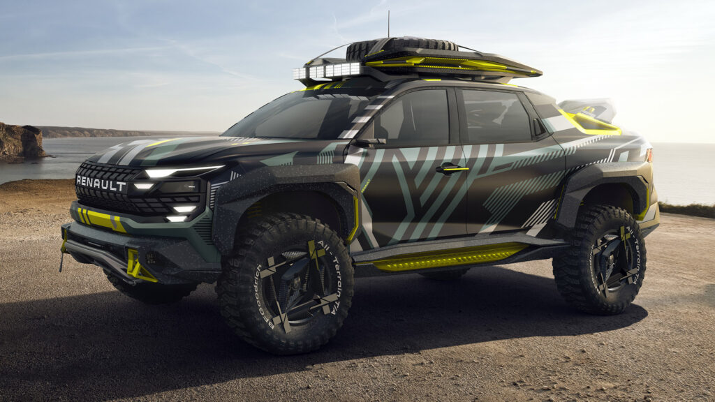  Renault Niagara Concept Is A Compact Hybrid Truck That Looks Ready For A Dakar Rally