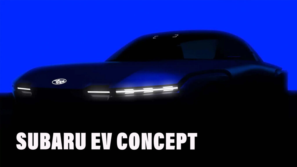  Subaru Teases Square-Arch Electric Sports Car Concept, Looks Like A Reborn XT Coupe