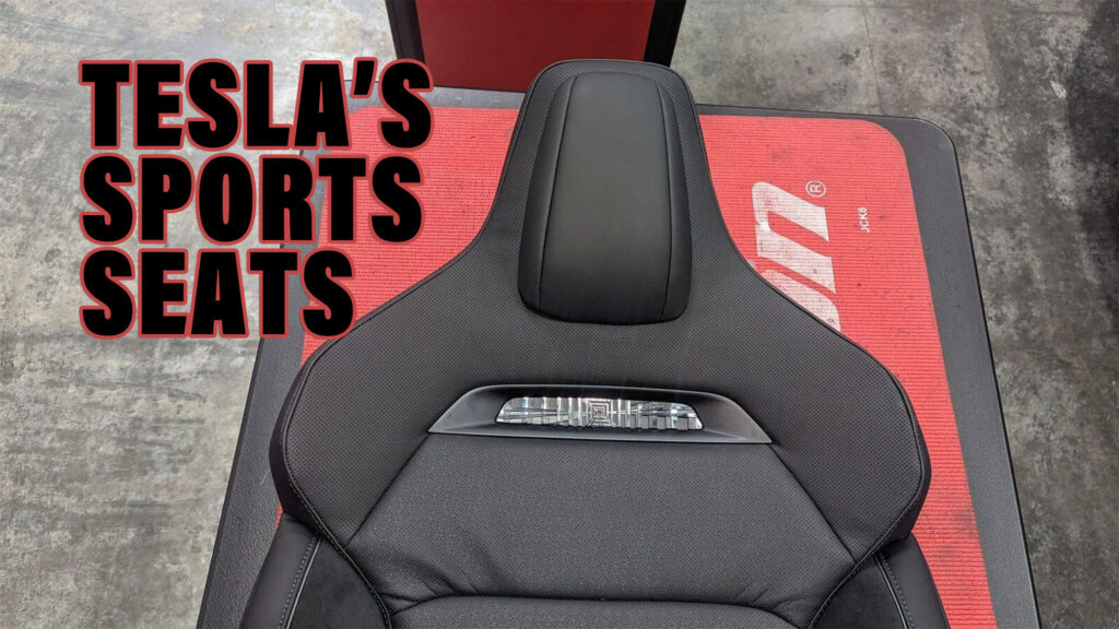  Tesla’s New Chunky Sports Seats Revealed In Leaked Image
