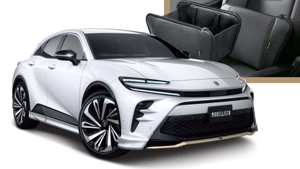  Modellista Spices Up The New Toyota Crown Sport, Adds Cushion That Doubles As A Bag