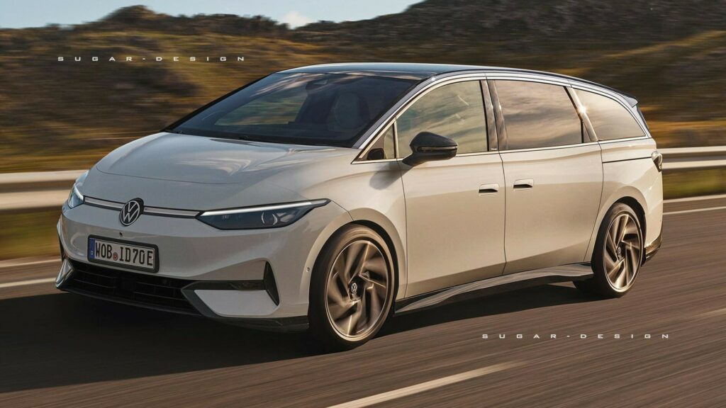  VW ID.Sharan Render Imagines A Sleek Electric Minivan We Never Knew We Needed