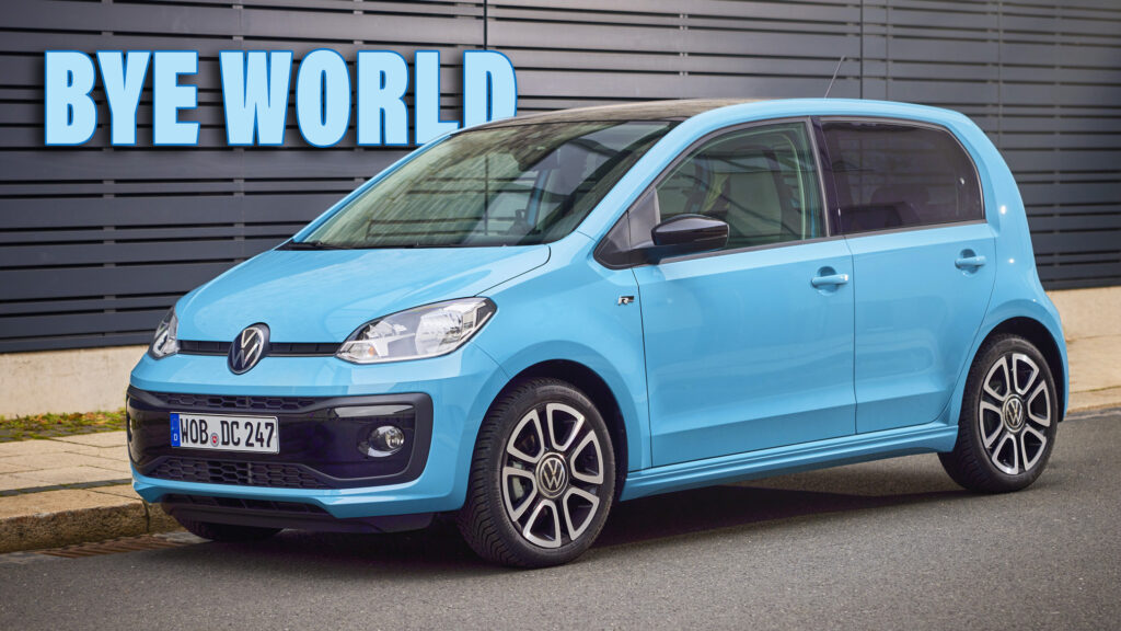 Volkswagen UP Batteries electric car stock