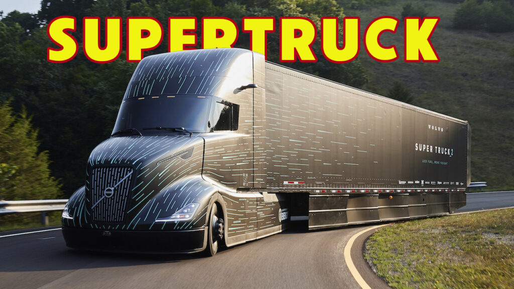  Volvo SuperTruck 2 Looks Futuristic, Is More Than Twice As Efficient As Other Semis