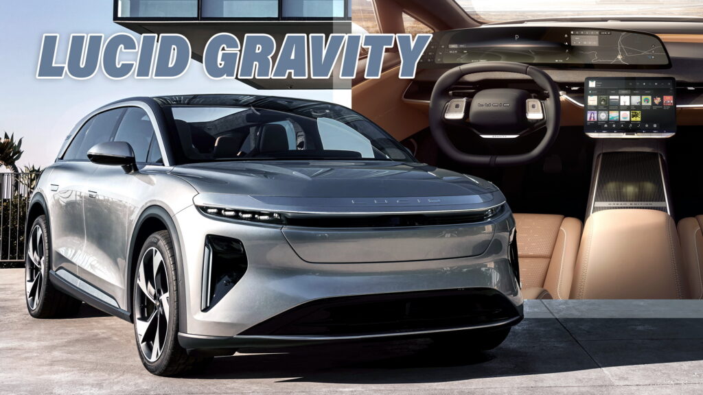  2025 Lucid Gravity Goes After Model X With 440-Mile Range And Sub-$80,000 Price