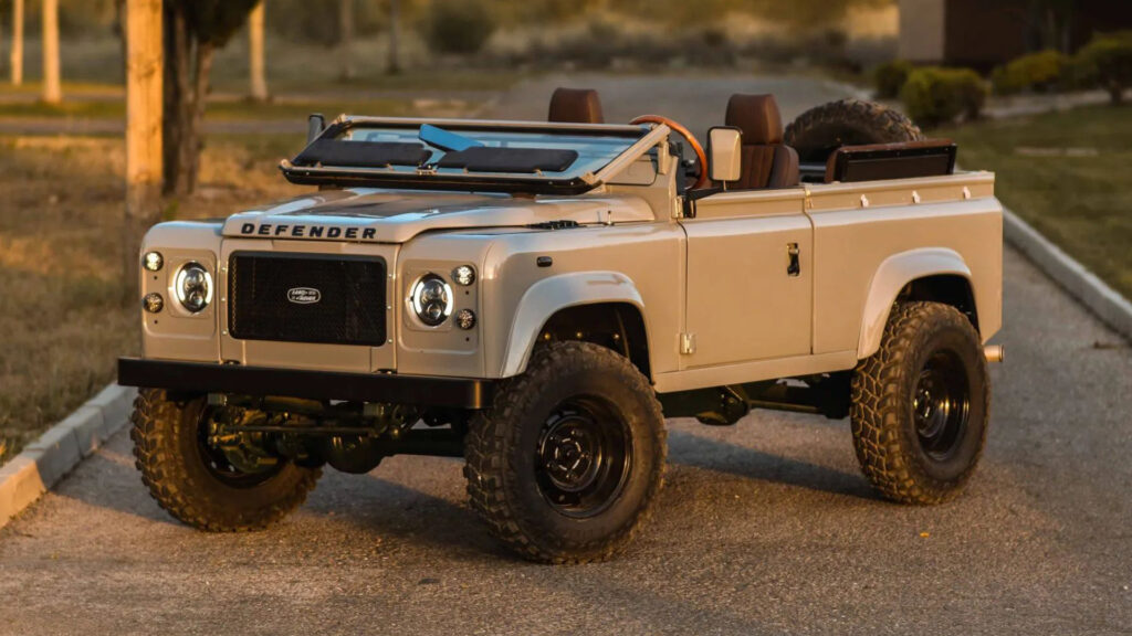 Classic Land Rover Defender Is The Perfect Beach Cruiser
