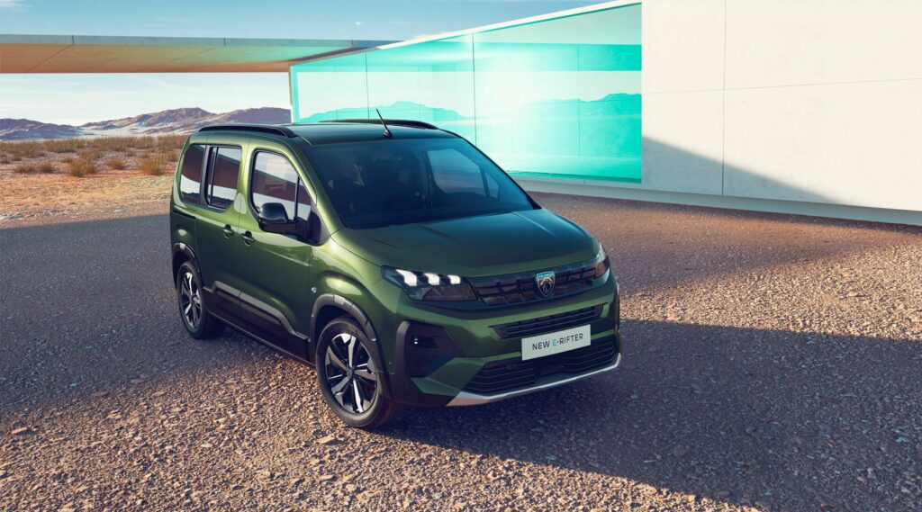  2024 Peugeot E-Rifter Is A Stylish Electric Minivan That Wants To Look Like An SUV