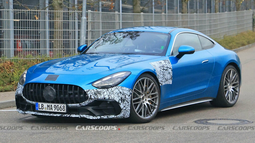  Entry-Level Mercedes-AMG GT Spied With Fewer Cylinders And More Conservative Design