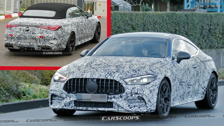 2025 Mercedes-AMG CLE Spotted In Mild 53 And Wild 63 Guises, Coupe And