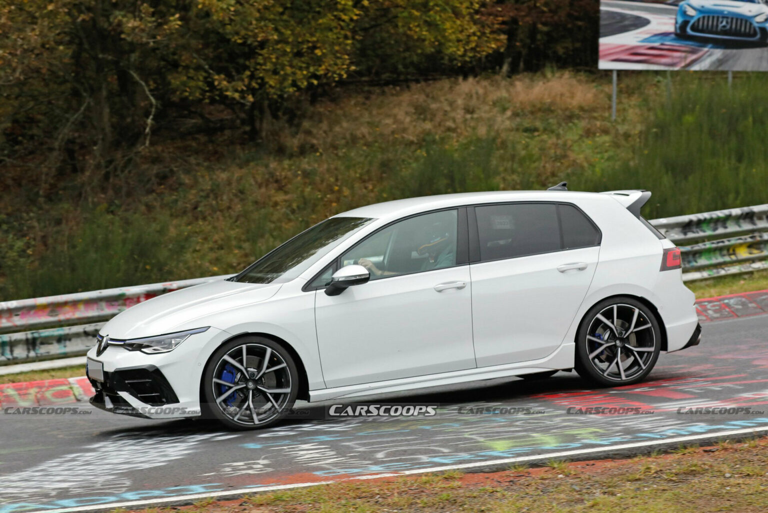 2025 VW Golf R Ditches Disguise, Shows All On The Nurburgring | Carscoops