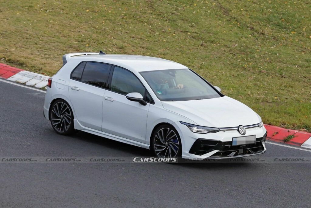 2025 VW Golf R Ditches Disguise, Shows All On The Nurburgring