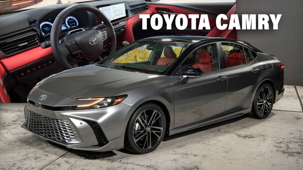  2025 Toyota Camry Goes Hybrid-Only, Loses V6, Thinks America Still Wants Sensible Sedans