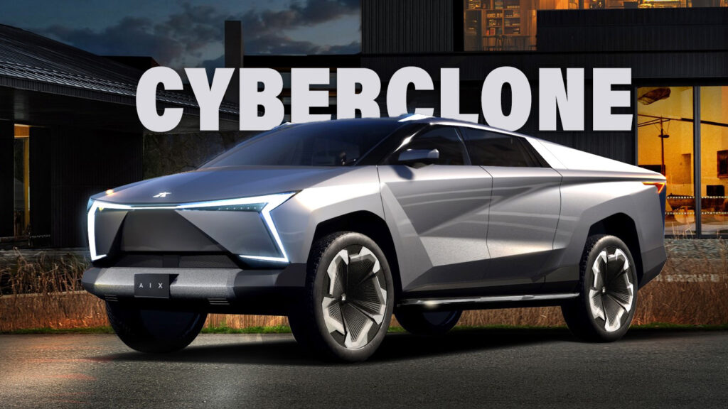  Aitekx RoboTruck Is A $45K Cybertruck Clone That Makes The Tesla Look Like A Rolls