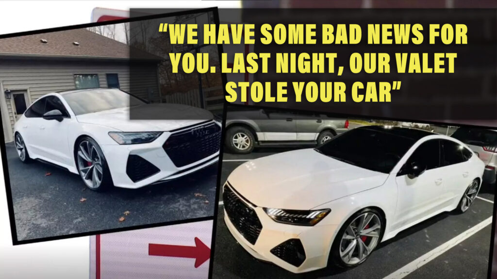  Hotel Valet Steals $120K Audi RS7, Takes It To Car Meet Where Thieves Steal It From Him