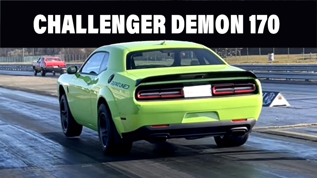  Watch A 2023 Challenger SRT Demon 170 Conquer The Quarter-Mile In The Wild