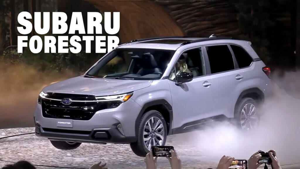  2025 Subaru Forester Looks Like A RAV4 Disguised As An Explorer, Gets Hybrid Power