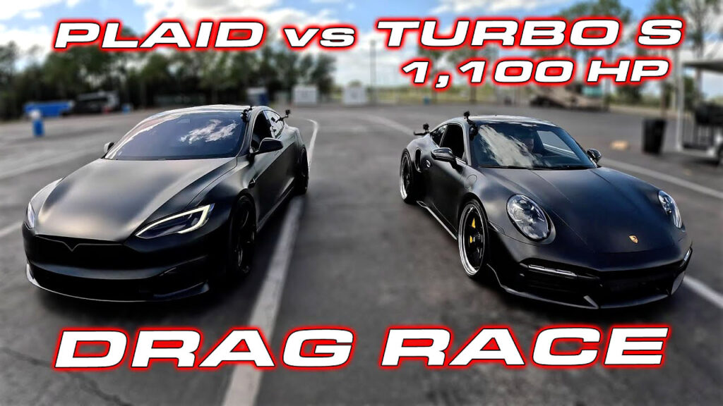  Has The Tesla Model S Plaid Met Its Match With A 950 WHP Porsche 911 Turbo S?