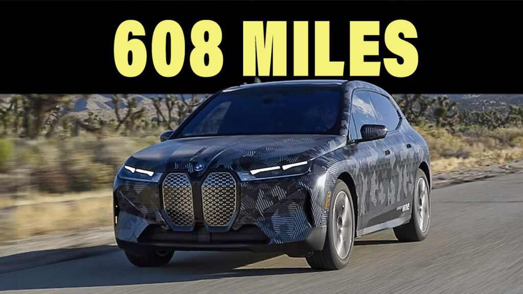  Our Next Energy’s EV Batteries Power BMW iX To An Incredible 608-Mile Range