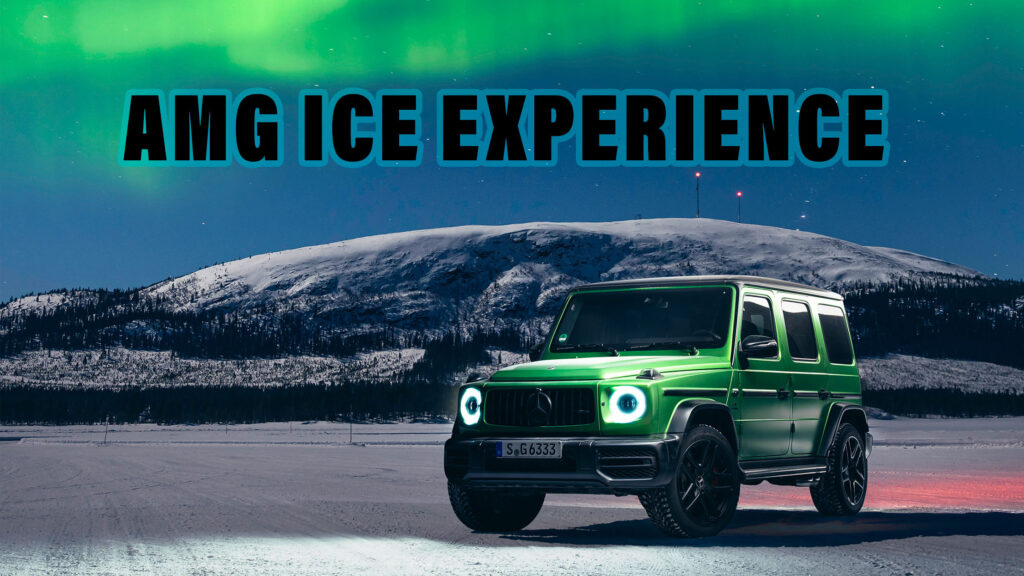  AMG Adds Snowy G-Glass Adventure To Ice Driving Experience