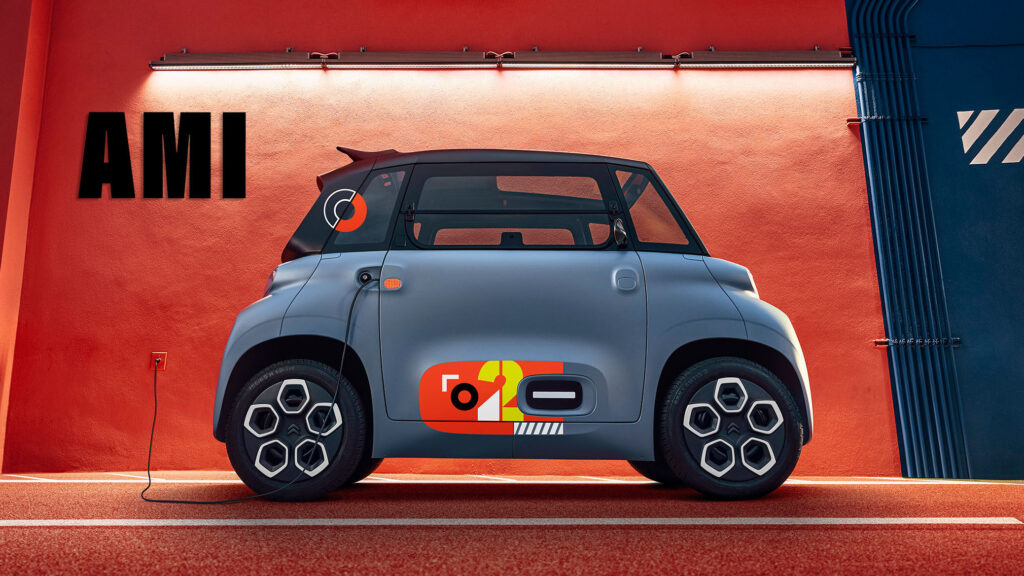  ‘Sporty’ Citroen Ami Pop Gets New Nose And Graphics, But There’s Nothing Sporty About 28 MPH
