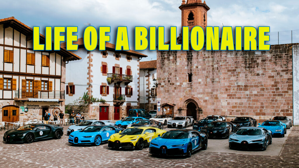  Bugatti Owners Show Off Their Wealth In The Most Flamboyant Of European Tours