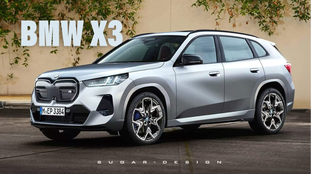  2025 BMW X3 Rendered In Production Form Based On Spy Shots