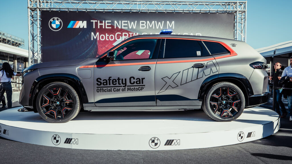  The 6,000 Lbs BMW XM Label Red Is MotoGP’s 2024 Track Safety Car