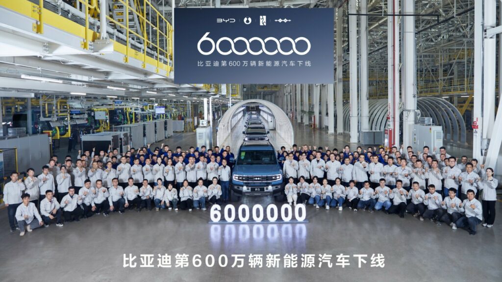  BYD Becomes The First Automaker To Produce 6 Million PHEVs And EVs