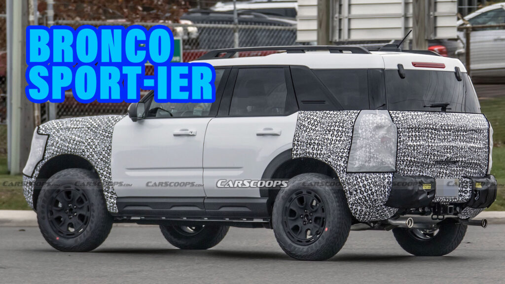  More Rugged Ford Bronco Sport Spied Looking Even Badder Than The Badlands